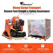 DigMaster 1.2 Ton Mini Excavator, 13.5HP B&S Gasoline Engine, Hydraulic Thumb, Compatible with Multiple Attachments, for Farms, Yards & Forestry, EPA Certified (90% Pre-Assembled)