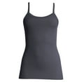 thumbnail image 2 of No Boundaries Ribbed Cami Top, 5-Pack, Women's XXS-XXL, 2 of 23