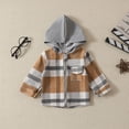 thumbnail image 5 of Gerichy Toddler Baby Boy Clothes Fall Winter Outfit, Toddler Baby Boy Fall Winter Outfit Vintage Plaid Hoodie Jacket Shirts Pants Set 2 Piece Sweatsuit Tracksuit, 5 of 8