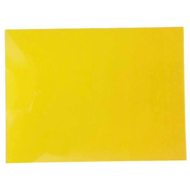 Placa fotográfica sólida para hacer sellos de goma, manualidades, 40 cm x 30 cm (15,75 pulgadas x 11,81 pulgadas). Amarillo