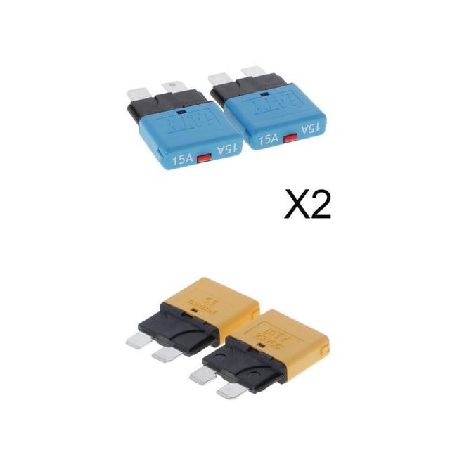 6 Piezas Automático 28V Marino Fusible Reajustable Automático Disyuntor Yotijar Disyuntor mini fusible