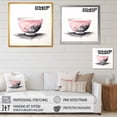 thumbnail image 4 of Designart "Delight of Pink Chinese Teacup I" People Framed Wall Art Decor - Global Pink China Art Entryway Framed Wall Art, 4 of 6