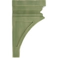 thumbnail image 2 of Ekena Millwork 5"W x 5 3/4"D x 10"H Medium Nevio Wood Vintage Decor Corbel, Restoration Green, 2 of 6