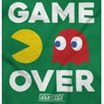 thumbnail image 2 of PACMAN Game Over Blinky Ghost Men's Graphic T Shirt Tees Brisco Brands S, 2 of 6