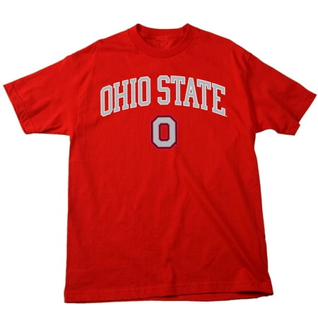 Ohio State Buckeyes Adult Arch with Logo T-Shirt - Red