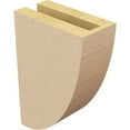 thumbnail image 5 of 3"W x 6"D x 9"H Classic Durham Rough Cedar Woodgrain TimberThane Corbel, Primed Tan, 5 of 6