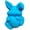 Blue, variant on Easter Bunny Silicone Cake Pan for Holiday Baking, 3D Rabbit Egg Non-Stick Silicone Baking Mold with Flexible Design for Desserts