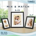 thumbnail image 6 of Icona Bay 4x6 Black Picture Frame, 1 Pack, Bliss Tabletop Frames, 6 of 7