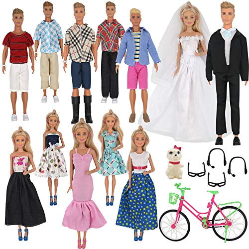 boy and girl barbie dolls