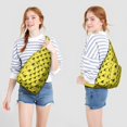 thumbnail image 4 of Funny Shark Face Chest Bag - Comical Great White Design, Water-Resistant Material, 4 of 4
