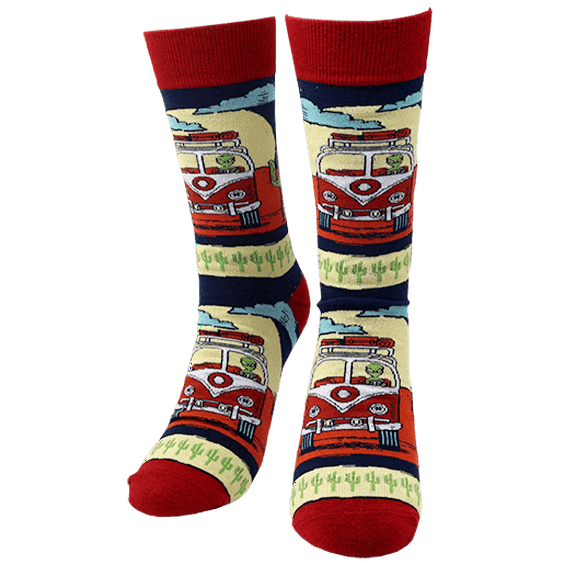 Alien Vw Scene Knit Sock