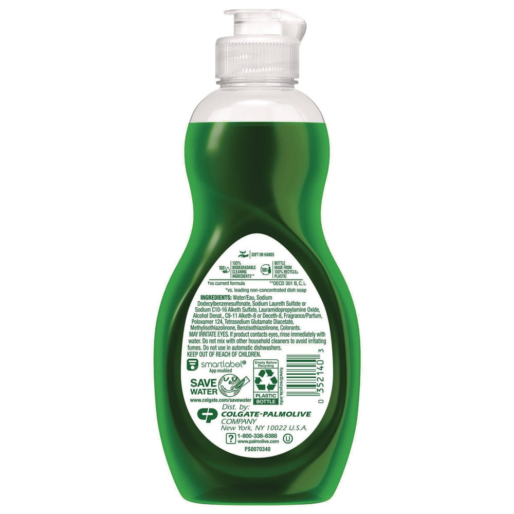 8 oz. Bottle Dishwashing Liquid - Fresh Scent (16/Carton)