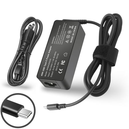 Type C 45W Charger Ac Adapter Replacement For Lenovo Chromebook 100e 300e 500e c330 c340,IdeaPad Yoga C930 C940 S940 Laptop Power Supply Adapter Cord