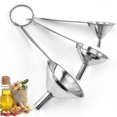 thumbnail image 5 of Embudos de metal 3 en 1 para botellas Ing Menos acero S Kit Embudos Shibaod, 5 of 5