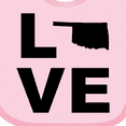 thumbnail image 4 of Inktastic Love Oklahoma Boys or Girls Baby Bib, 4 of 4