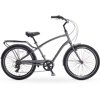 sixthreezero EVRYjourney Men's 26" 7-Speed Sport Hybrid Cruiser Bicycle, Matte Grey