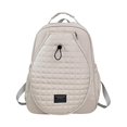thumbnail image 2 of Bolsa de tenis, mochila organizadora de tenis profesional multiusos, 33 x 15 x 44 cm, gran capacidad, para mujeres y hombres, bolsa de pickleball beige, 2 of 8