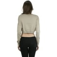 thumbnail image 3 of ToBeInStyle Women's Long Sleeve Cropped Sweater, 3 of 27