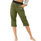 thumbnail image 2 of Pantalones Elásticos de Cintura para Mujeres Capris de Salida Casual Sólido con Bolsillos, Capris de Mujer para el Verano, 2 of 6