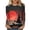 B-Multicolor, variant on Halloween Blouses for Women Plus Size Pumpkin Tees Sweatershirts Long Sleeve Crew Neck Fall Winter Tops