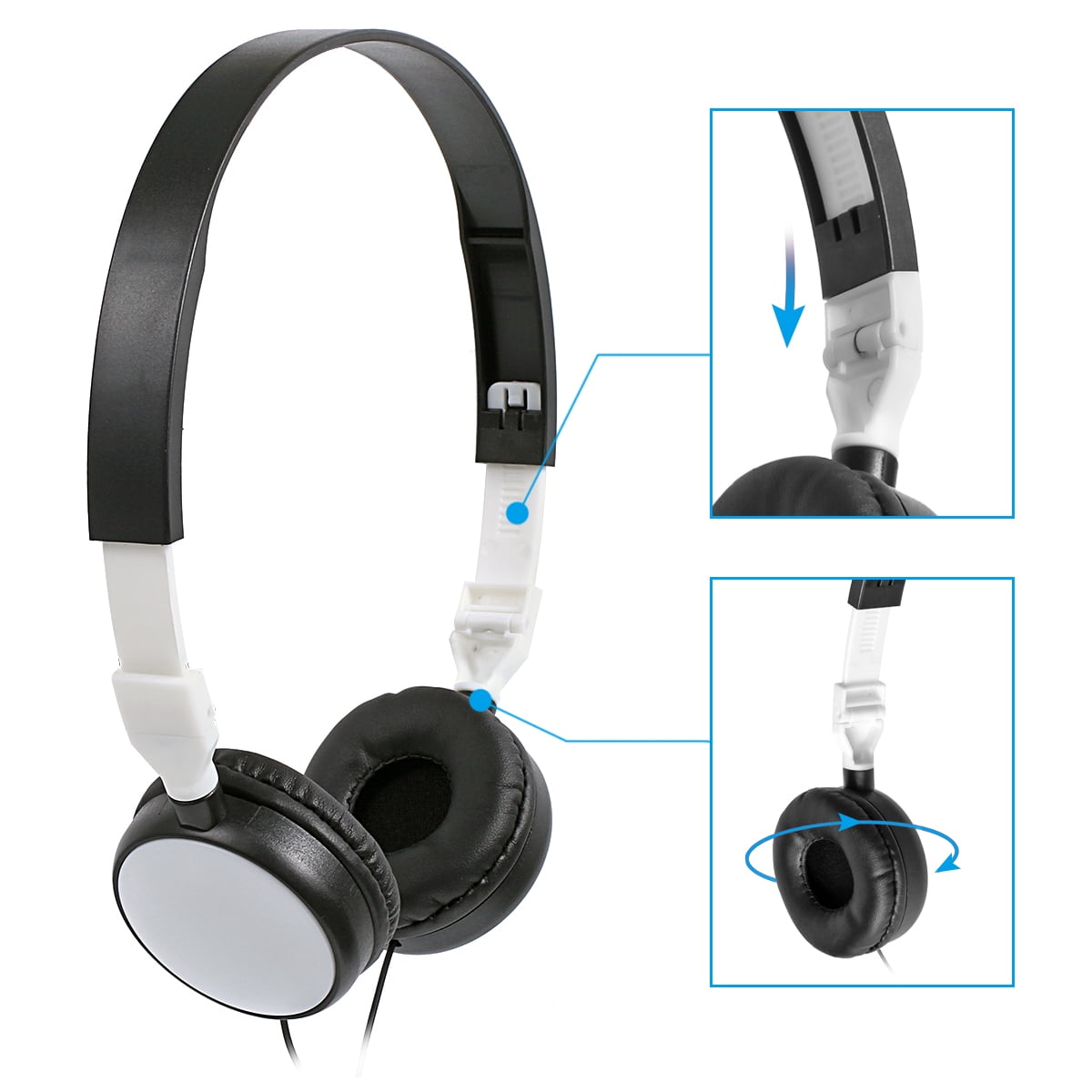 Headphones in Bulk 25 Pack Keewonda Wired School Headphones Multipack for Laptop Desktop