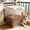 Clear60, variant on Large Capacity Pet Food Storage Container With Rolling Wheels, Portable Dog Food Bin for Dry Food Storage Secure Lid And Easy Mobility for Home Organization