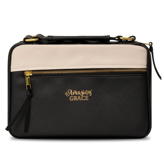 Amazing Grace Two-Tone LuxLeather Bible Cover - Large