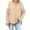 01 Beige, variant on Button Up Henley Neck Sweaters for Women Pullover Fall Winter Loose Long Sleeve Casual Knitwear Tops