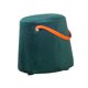 thumbnail image 5 of Taburete pequeño con reposapiés y escalón de madera maciza con asa de transporte, resistente Verde oscuro, 5 of 9