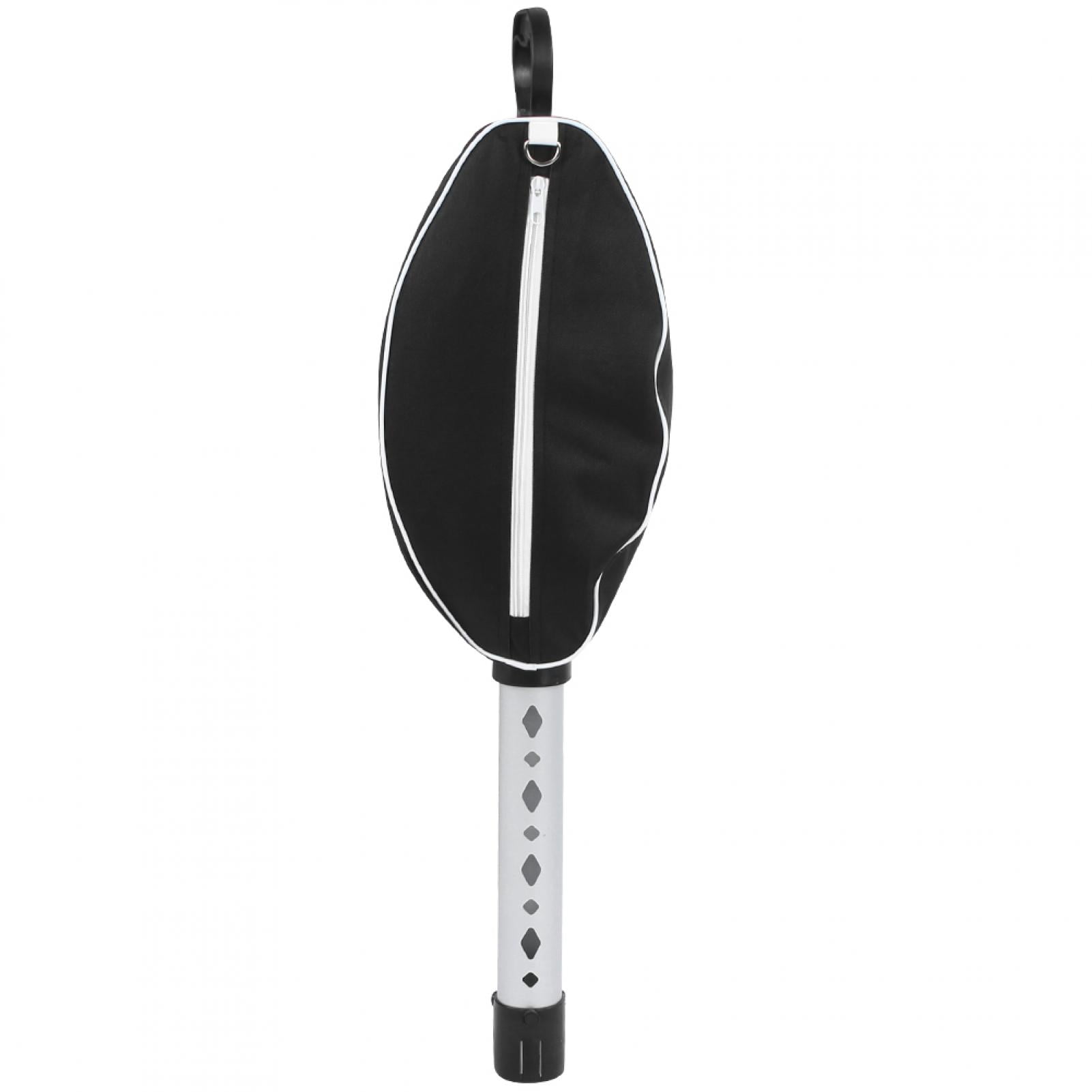 Fugacal Golf Shag Bag,Telescopic Aluminium Tube Golf Ball Shag Bag Retriever Pick Up 80 Balls Holder Collector For Outdoor Sports Supplies,Golf Ball Retriever