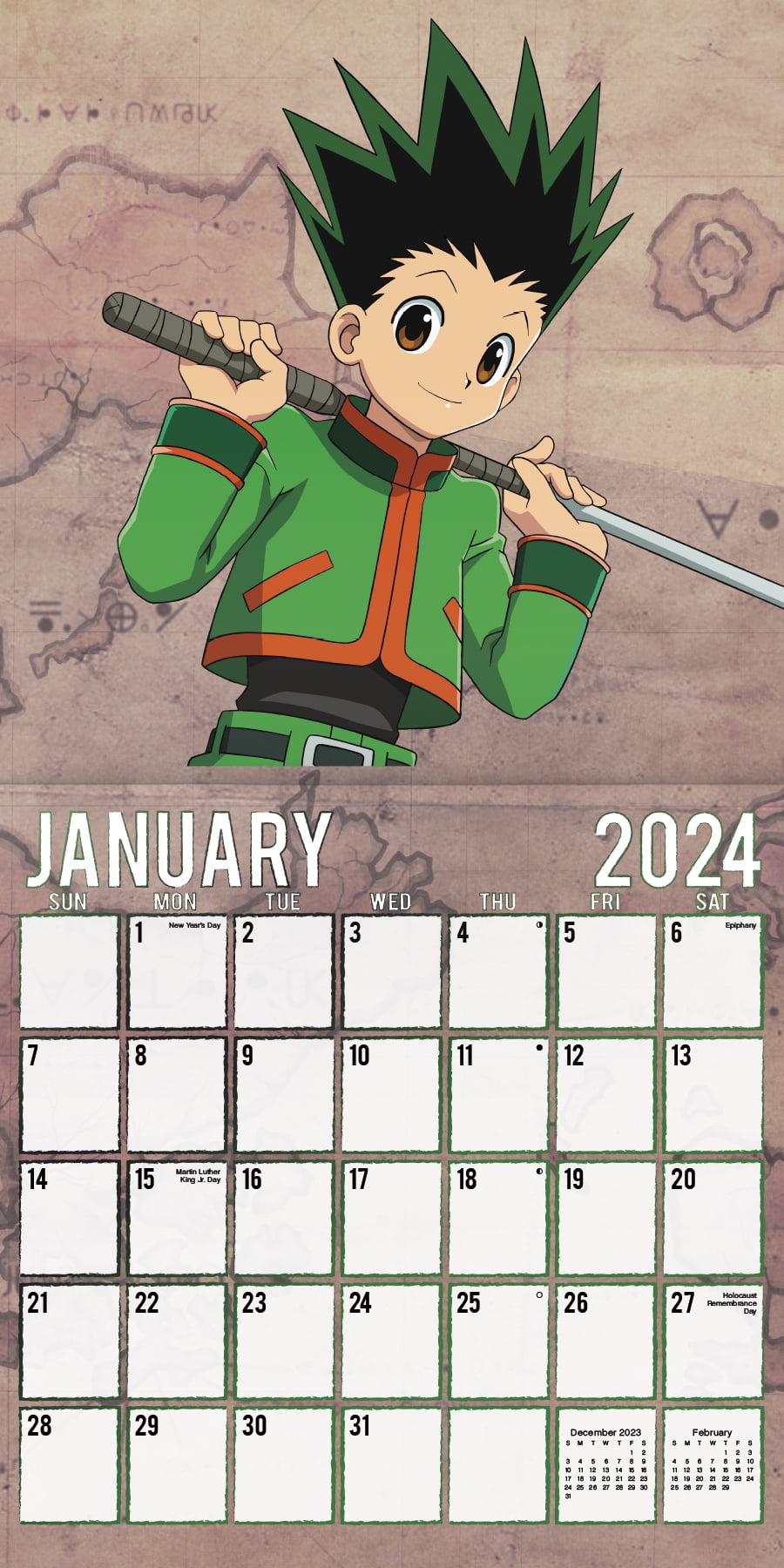 2023 Hunter x Hunter Wall Calendar
