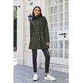 thumbnail image 4 of Zeagoo Rain Jacket for Women Waterproof Raincoat with Hood Lightweight Lined Windbreaker Travel Jacket, 4 of 6