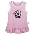 thumbnail image 1 of Football It's In My DNA Funny Dresses For Baby, Newborn Babies Skirts, Infant Princess Dress, 0-24M Kids Graphic Clothes (Pink Sleeveless Dresses, 0-6 Months), 1 of 4
