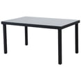 thumbnail image 6 of Northlight 7-Piece Nassau Black Woven Resin Wicker Outdoor Patio Dining Set, 6 of 6