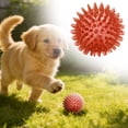 thumbnail image 3 of 2.55In Squeaky Balls for Small Dogs, Spiky Dog Balls for Puppy Teething, Puppy Chew Toys for Teething, Indestructible Toys To Fetch and Train, 3 of 9