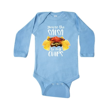 

Inktastic Cinco De Mayo You re the Salsa to my Chips Gift Baby Boy or Baby Girl Long Sleeve Bodysuit