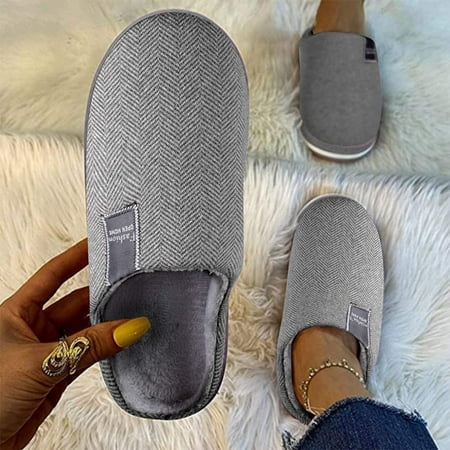 

Feiboyy Men s Women s Indoor Home Shoes Warm Shoes Soft-soled Cotton Slippers