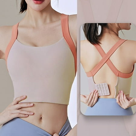 

Aueoeo Sports Bras for Women High Support Large Bust Cute Bralettes for Women Women s Underwear Thin Large Size No Sponge Side Collection Breathable Upper Collection Auxiliary Breast Gathered Anti-Sa