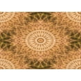 thumbnail image 1 of Ahgly Tapis Rectangulaire Orange Lavable en Machine, 2 Pieds x 4 Pieds, 1 of 7
