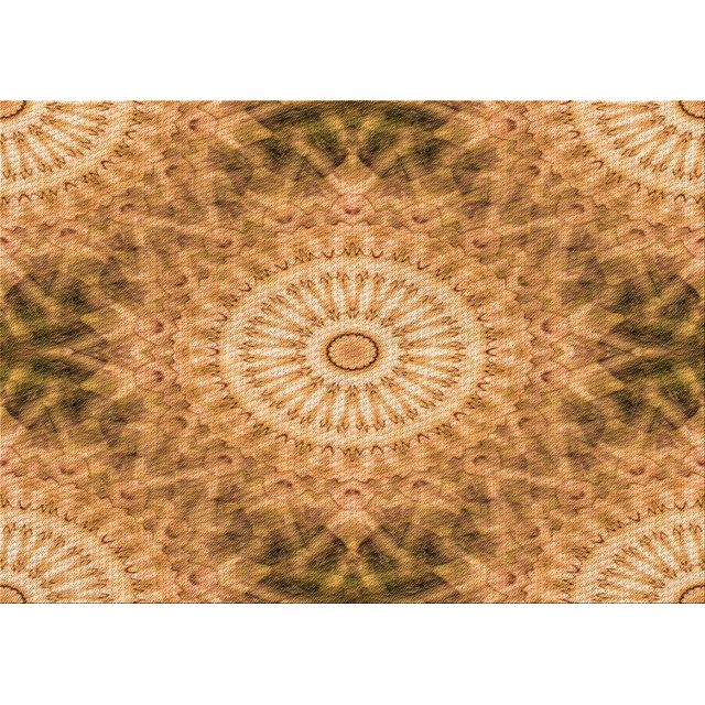 Ahgly Company Tapis d'Intérieur Rectangulaire Transitionnel Orange Lavable à la Machine, 8 Pieds x 12 Pieds