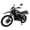 Grey, variant on HHH Eagle 250 Motorcycle Gas Dual Sports 250cc Hawk Enduro Street Bike 5 Speed Manual Transmission Electric/Kick Start, Big 21"/18" Wheels, Front & Rear Hydraulic Disc Brakes-(Green)