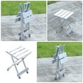 thumbnail image 3 of Folding Camping Aluminum Stools Chairs Easy-to-store Portable, 3 of 8