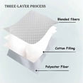thumbnail image 6 of Donemore Gray Pillow Shams 1 Pcs Quilted Pillow Cover, Soft Textured Bedding Protector for Bedroom Decor, Standard Size Sleep Accessory for Home Hotel Use, 6 of 8