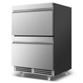 thumbnail image 5 of Nipus 24 in 160 Can Drawer Beverage refrigerator,5.2 cu.ft.Dual Zone,Under Counter Built-In Stainless Steel for Home & Commercial Use, 5 of 13