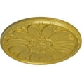 thumbnail image 3 of 29 7/8"OD x 1 3/8"P Fairfax Ceiling Medallion, Hand-Painted Rich Gold, 3 of 6