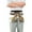Cattle with Daisies, variant on Bull Cow with Daisies Server Apron with 3 Pockets Waterproof Waitress Waist Short Apron for Man Woman 12 Inches
