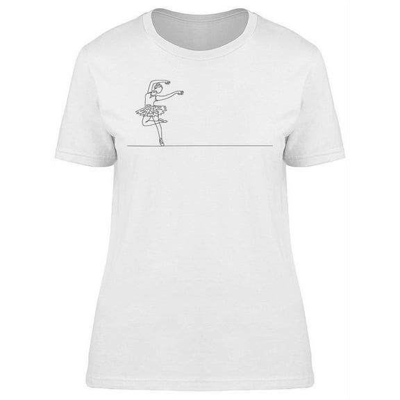 Ballerina Dancing T-Shirt Women -Image by Shutterstock, Female x-Large