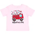 thumbnail image 3 of Inktastic It's My 1st Valentine's Day Fire Truck Boys or Girls Baby T-Shirt, 3 of 5