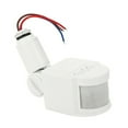 thumbnail image 2 of EIMELI 180 Degree Outdoor Led Security Pir Infrared Motion Sensor Detector Switch for Wall Light, White, 2 of 2