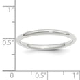 thumbnail image 4 of Primal Gold 14 Karat White Gold 2mm Standard Comfort Fit Band Size 9.5, 4 of 6